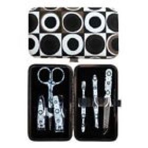 2/$6 Retro Circles 6 Piece Manicure Kit